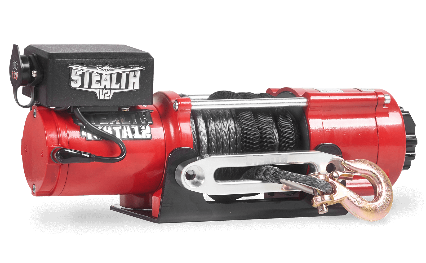 Stealth 4500lb Winch - 12v Synthetic Rope