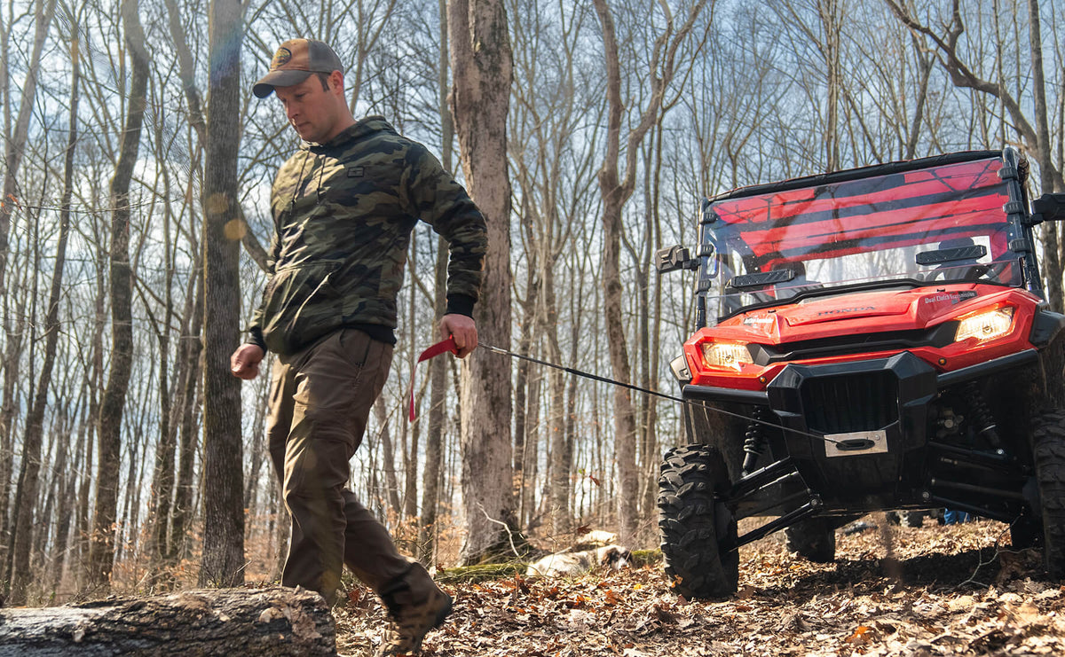 Stealth 3500lb Winch - 12v Steel Rope