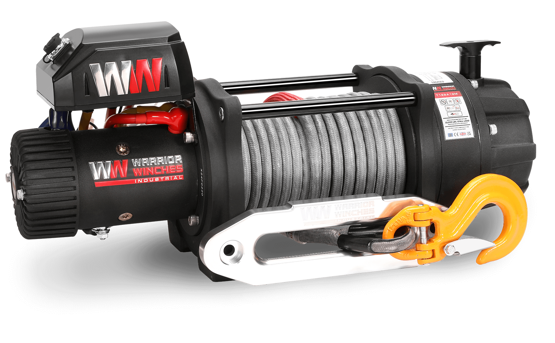 T1000 22000 Electric Winch - 24v Synthetic Rope