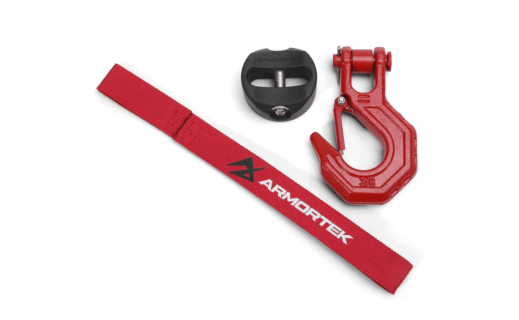 Armortek Red Hook Kit for 8 to 11mm Rope - MBL 10,000kg