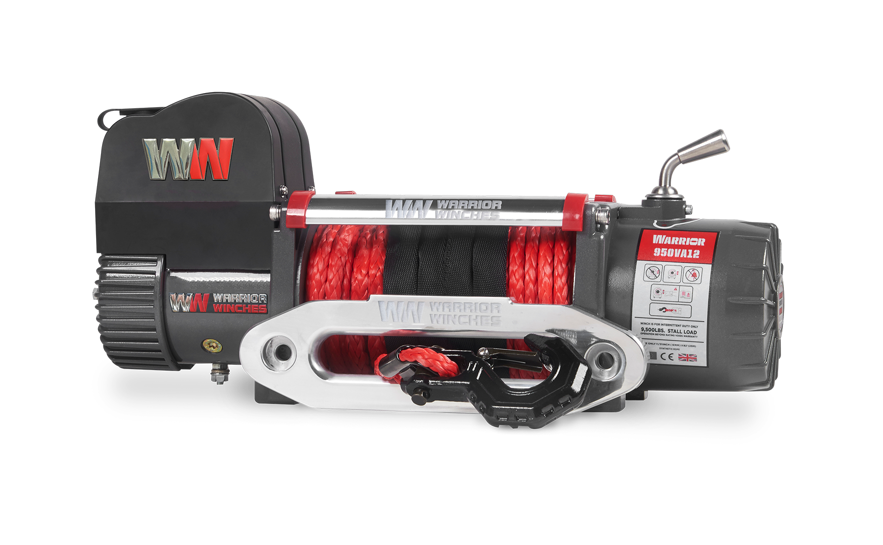 Samurai 8000 Electric Winch - 12v Synthetic Rope