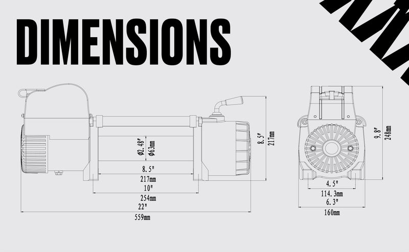 Wyciągarka Warrior Samurai V2 Next Gen 12000lb