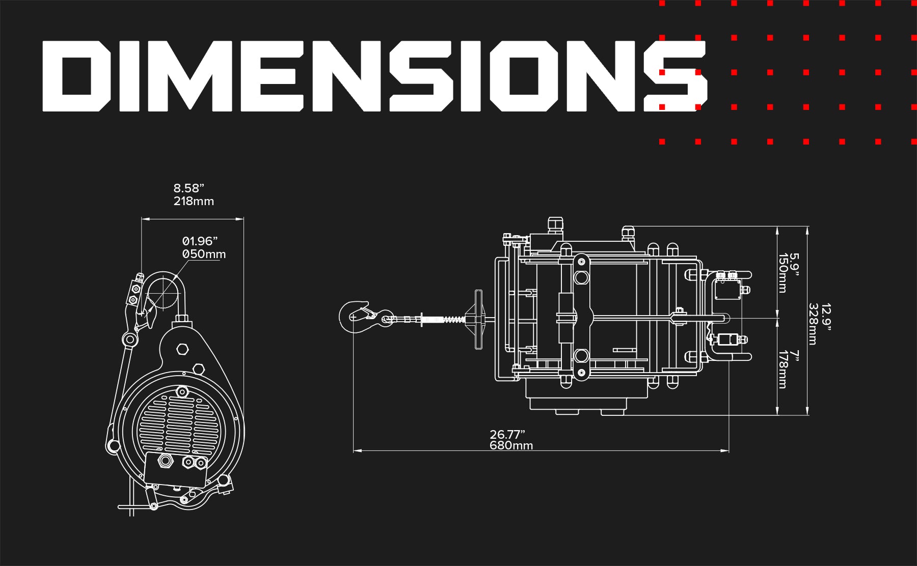 Warrior 800kg Scaffold Hoist - 240v Wireless Remote