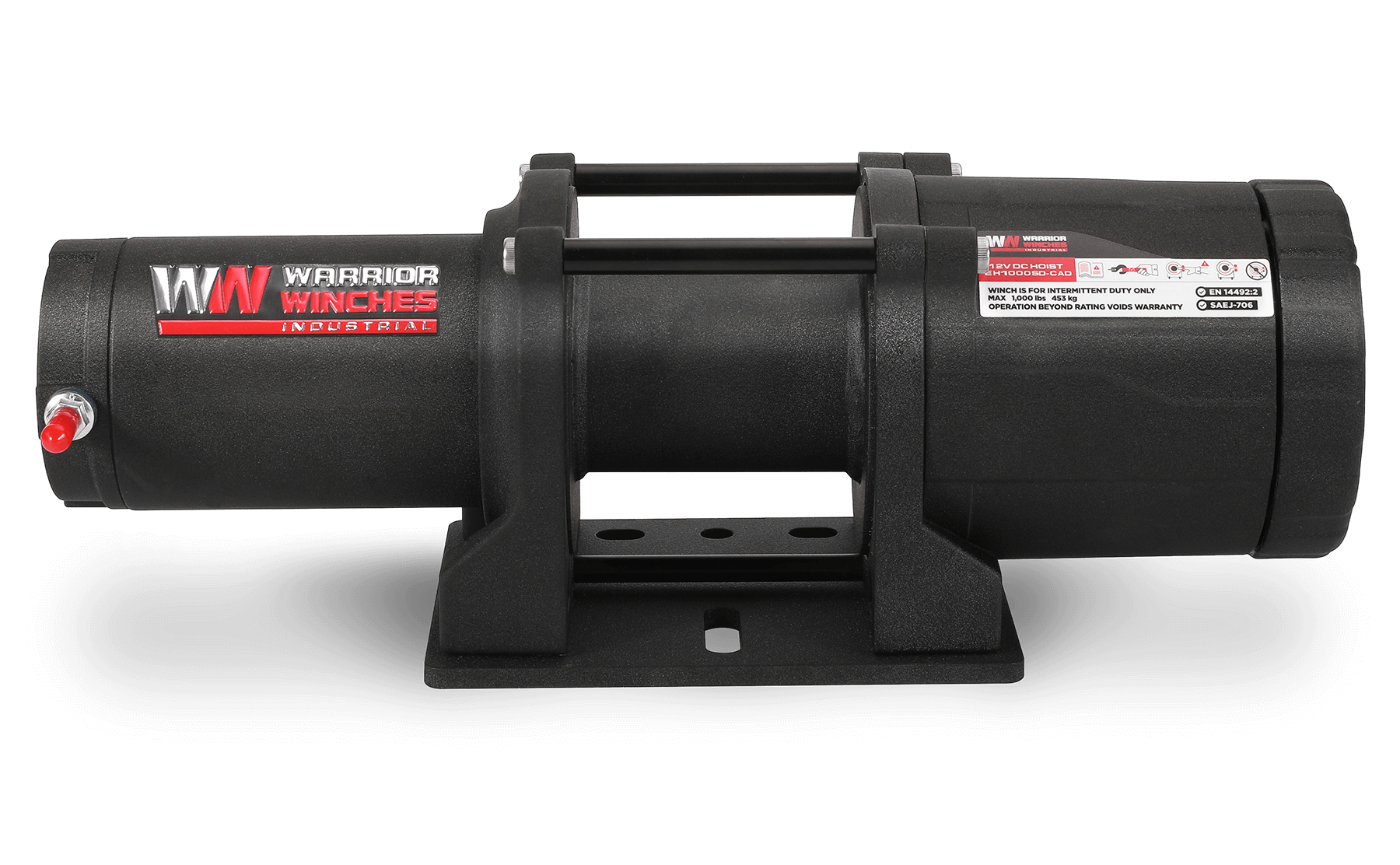 Wciągnik przemysłowy 12 V z krótkim bębnem EH1000