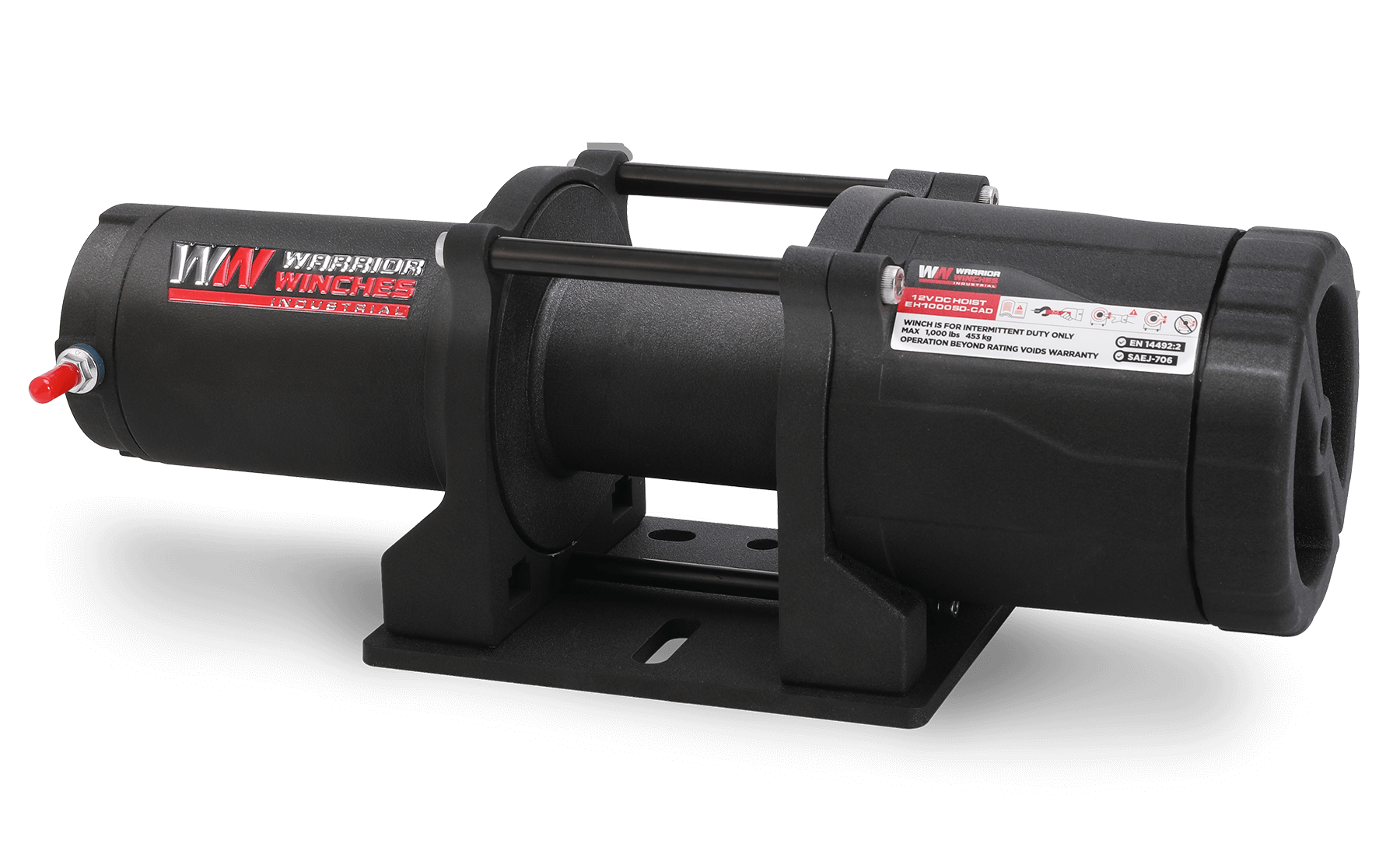 Wciągnik przemysłowy 12 V z krótkim bębnem EH1000