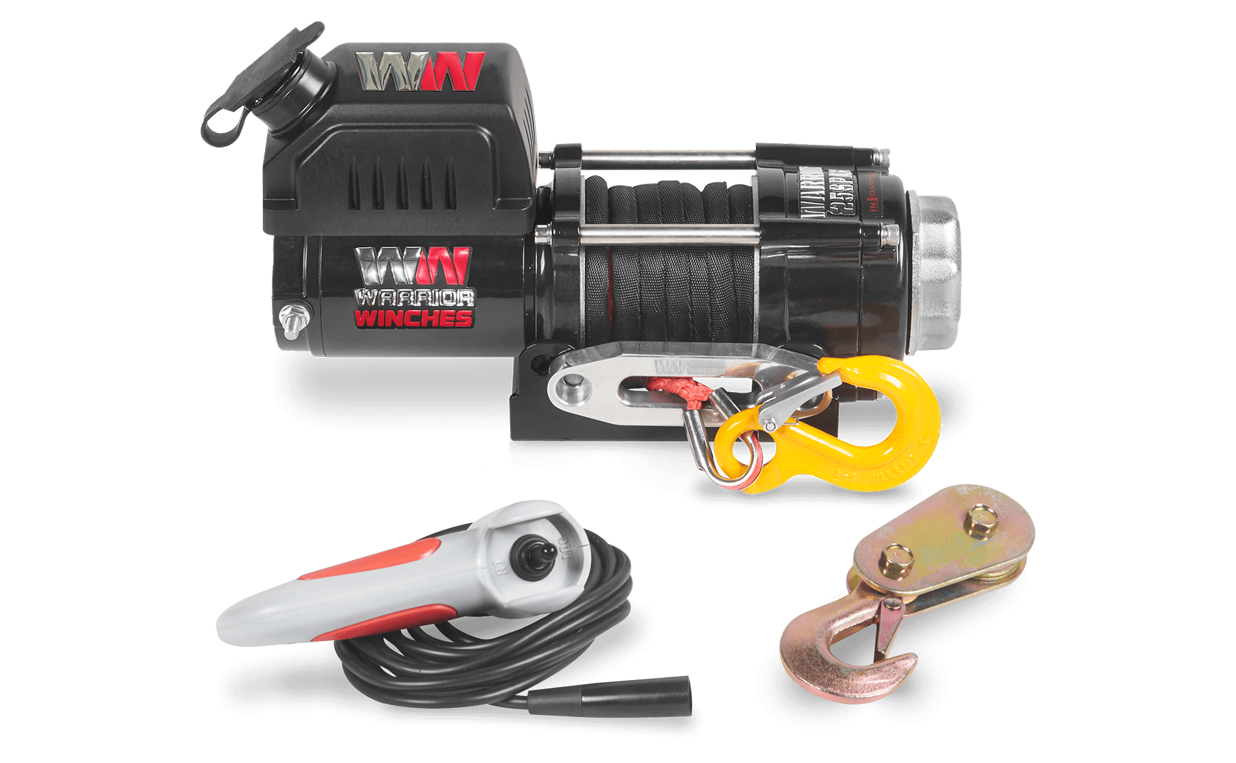 Ninja 2500 Electric Winch - 12v Synthetic Rope