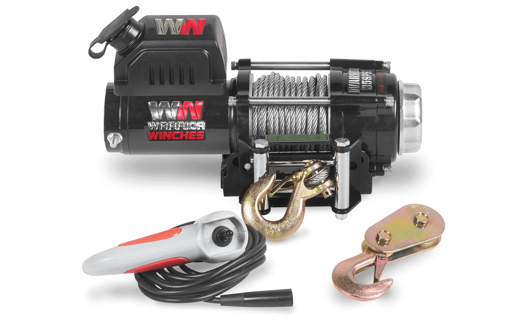 Ninja 3500 Electric Winch - 24v Steel Rope