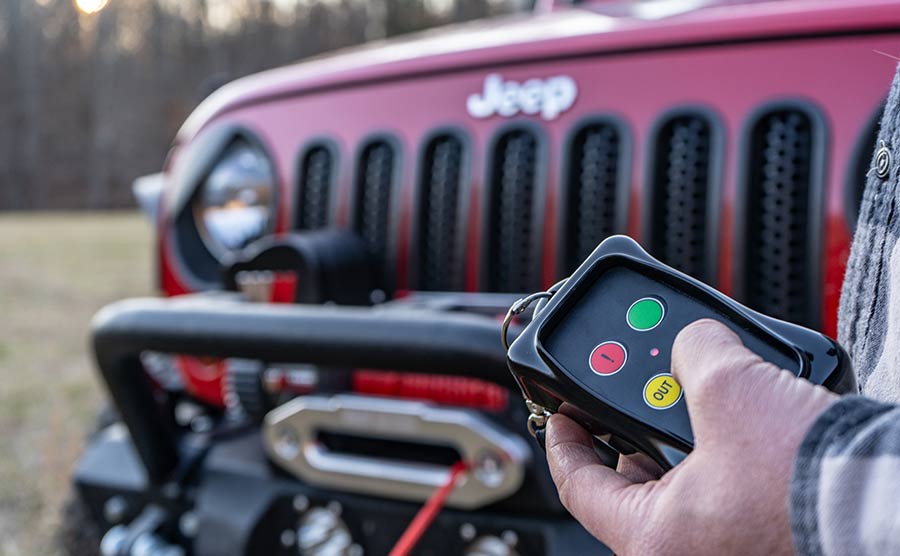 Samurai 9500 Electric Winch - 12v Synthetic Rope