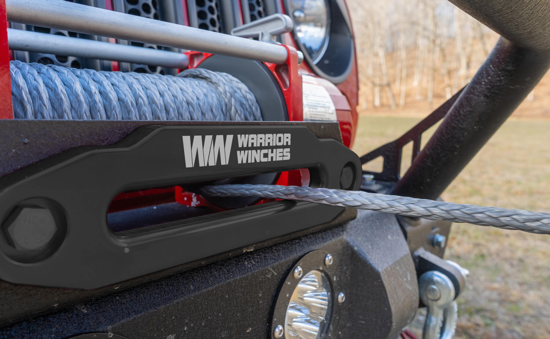 Stealth 13500lb Winch - 12v Synthetic Rope