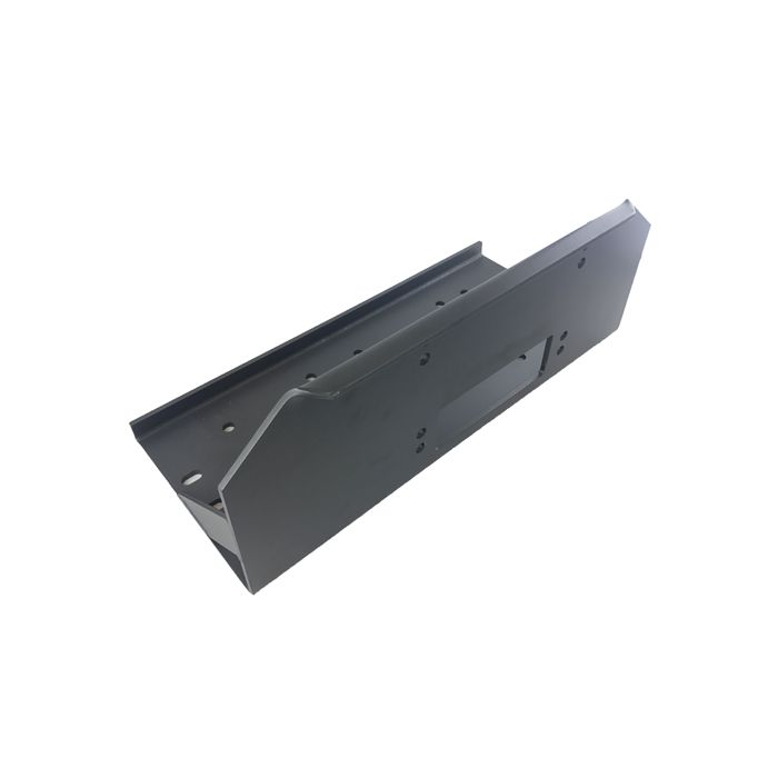 Warrior IST640 Mounting Plate to Suit Samurai Winches Up to 20000lb Capacity angled view